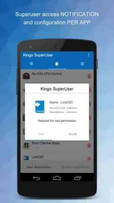 SuperUser android App screenshot 3